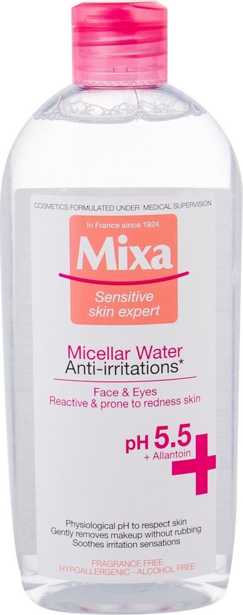 Goedkoopste Mixa - Anti-Irritation Micellar Water - Micelární voda proti podráždění pleti - 400ml
