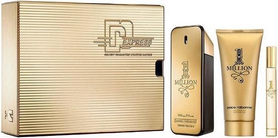 Paco Rabanne - 1 Million EDT 50 ml + Deodorant Spray 150 ml + Edt 10 ml - Gift Set