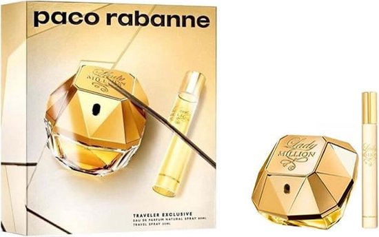Paco Lady Million 80 - Eau Parfum + travel spray 20 ml Damesparfum | bol.com