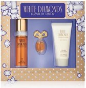 Elizabeth Taylor White Diamonds (w) 3pc Set: 30ml Edt Spray + 3.7ml Edp Mini + 50ml Body Lotion (window Box)