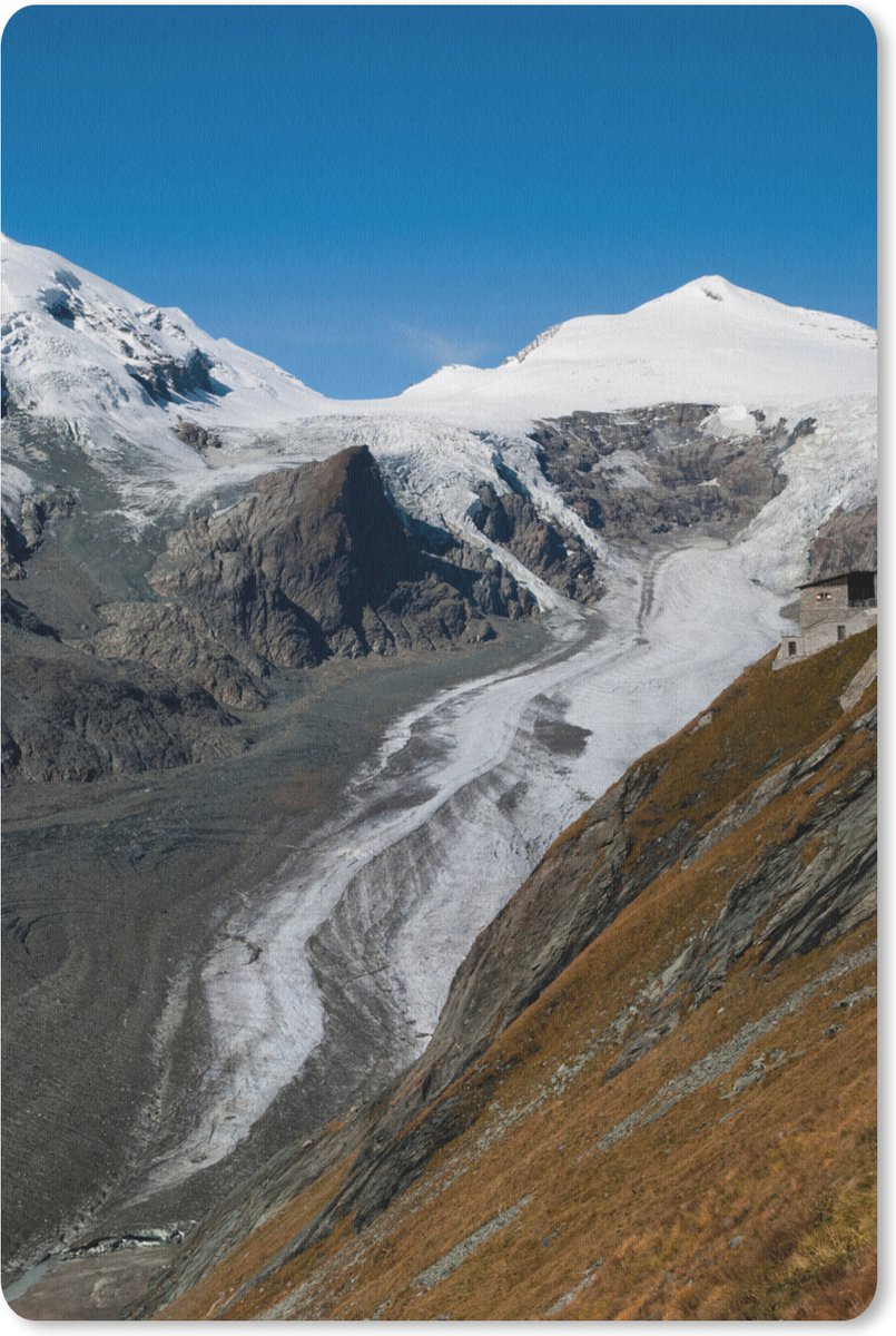 Muismat Großglockner - De weg in Oostenrijkse Alpen bij de Großglockner Hochalpenstraße muismat rubber - 40x60 cm - Muismat met foto