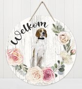 Welkom - Pointer | Muurdecoratie - Bordje Hond