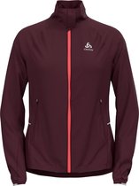 Odlo Zeroweight Warm Jacket Dames - sportjas - rood - maat L