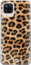 HappyCase Samsung Galaxy A12 Hoesje Flexibel TPU Wilde Panter Print