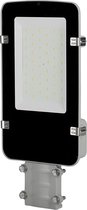 SAMSUNG - LED Straatlamp - Nicron Anno - 30W - Helder/Koud Wit 6400K - Waterdicht IP65 - Mat Zwart - Aluminium