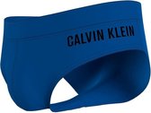 Calvin Klein logo intense power zwemslip blauw - XL