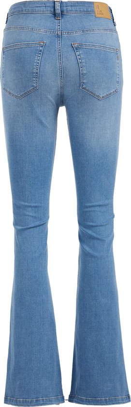 borduurwerk terrorist Verzorgen WE Fashion Dames high waist flared jeans met stretch | bol.com