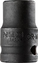 Neo Tools Krachtdop 13mm 1/2 Aansluiting CrMo Staal 38mm Hoog DIN 3129 TUV M+T