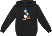 Disney Donald Duck Kinder hoodie/trui -Kids 134- Donald Duck Pose Zwart