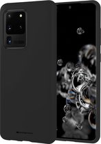 Samsung Galaxy S20 Ultra Hoesje - Soft Feeling Case - Back Cover - Zwart