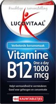 3x Lucovitaal Vitamine B12 1000mcg 180 kauwtabletten