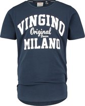 Vingino T-shirt Milano Jongens Katoen Marineblauw Maat 92