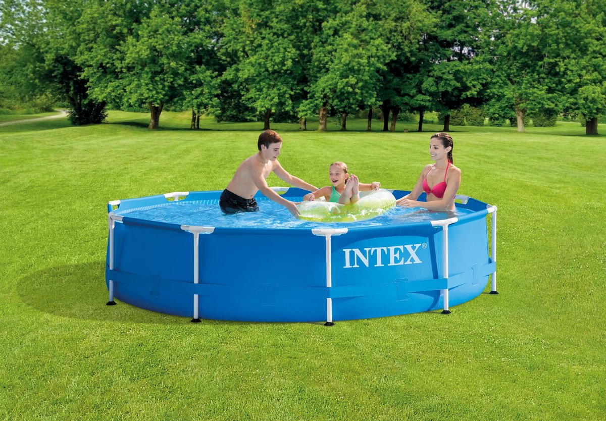 Metal Frame Pool Zwembad - 305 x 76 cm - Voordeelset – foto 2