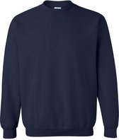 Gildan Heavy Blend Sweatshirt unisexe à col rond pour adultes (bleu Marine)