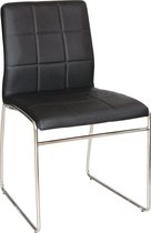 Set van 2 stoelen Tine - zwart