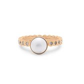 Melano Twisted Let's Love ring set - dames - rosekleurig - maat 56