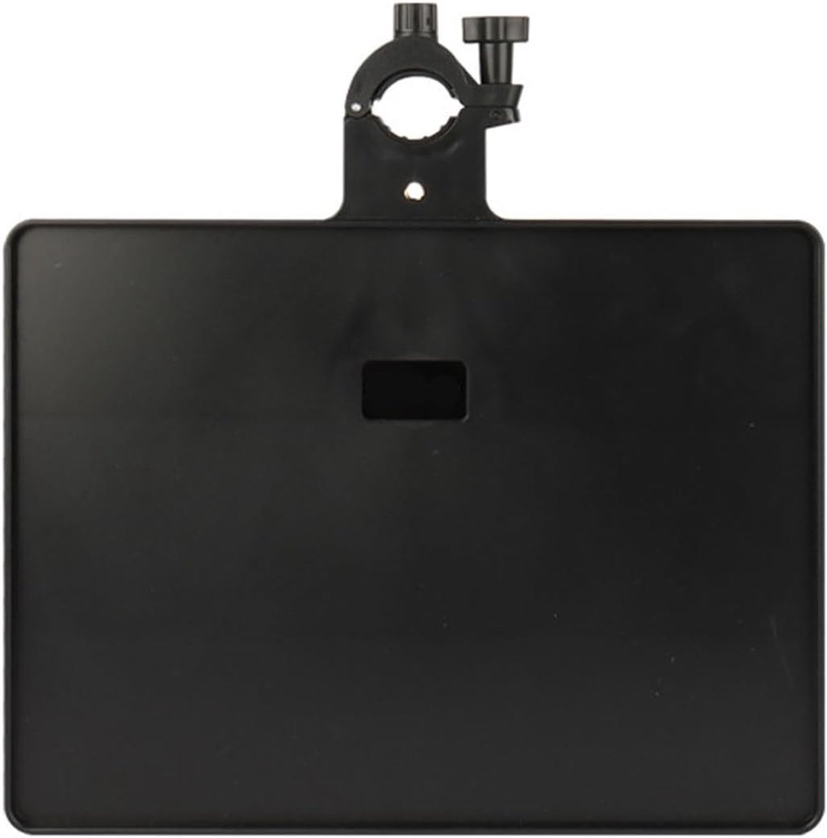 Microfoonstandaard met tablet houder en geluidskaart slot, ideaal voor muzikanten en optredens, 22 x 16,5 cm