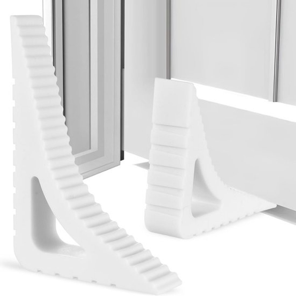 Ventilatiewedges en Raamblokkers voor Ramen en Deuren - Rubberen Stopper zonder Boren