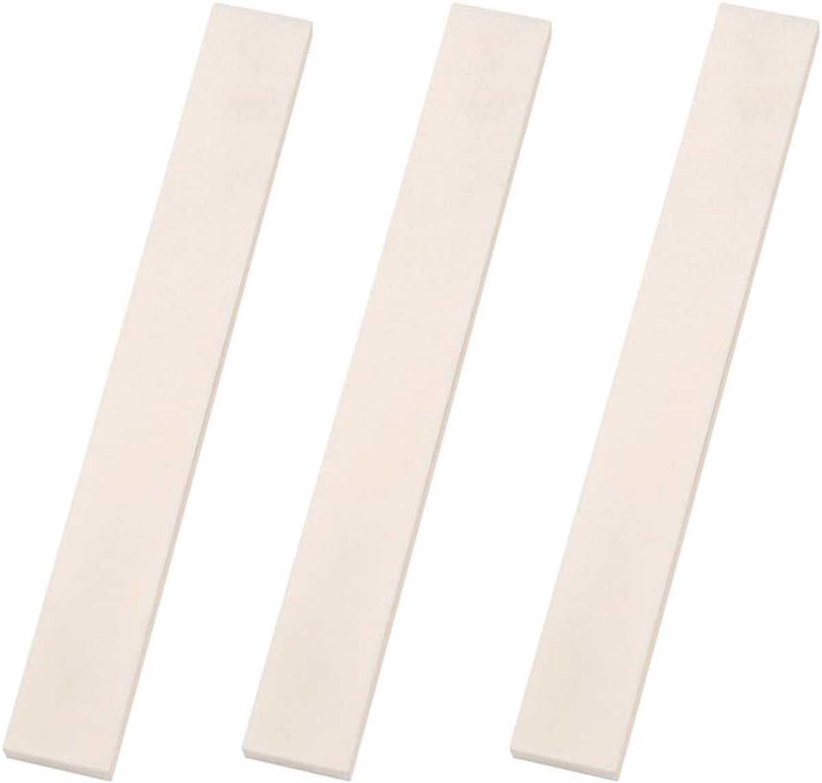 3 stuks lege en ongesneden gitaarbrugzadels 80x3x10mm voor akoestische en klassieke en cigar gitaar onderdeel vervanging