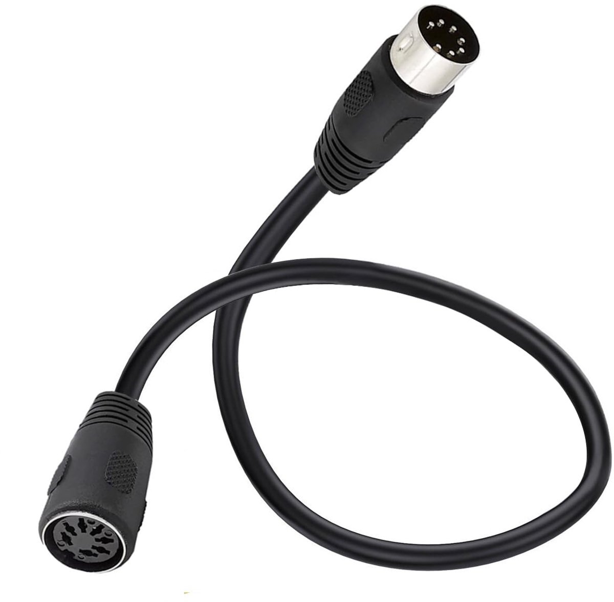 7 Pin mannelijk naar vrouwelijk verlenging professionele premium controller interface audiokabel voor Bang & Olufsen, Naim, Quad Stereo Systemen (0,5 meter)