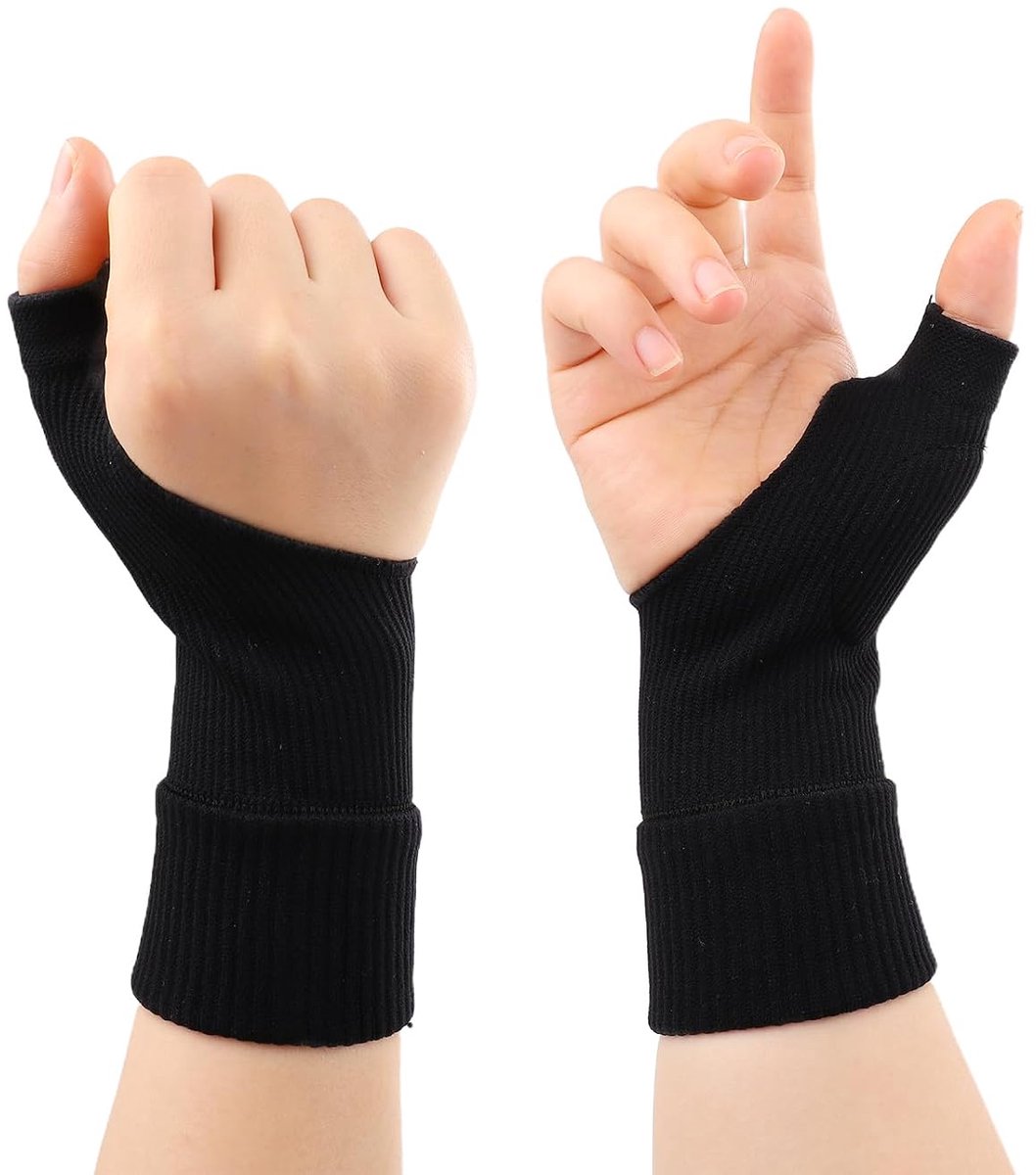 1 paar duimspalk, polsbrace rechts links, voor artritis, tendinitis, pols, carpaal kanaal en verstuiking
