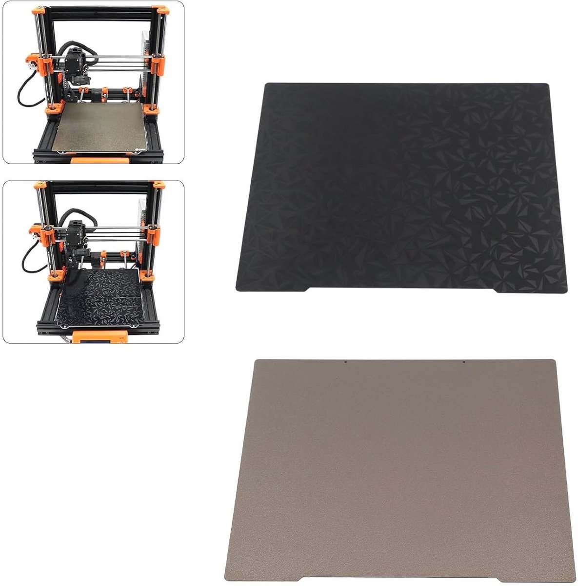 Bouwplaat voor Prusa I3 MK3, MK3S+, MK4, MK2.5S 3D-printers, PEO & Textured PEI 10x9.49in, PLA, ABS, PETG, TPU, ASA Printing