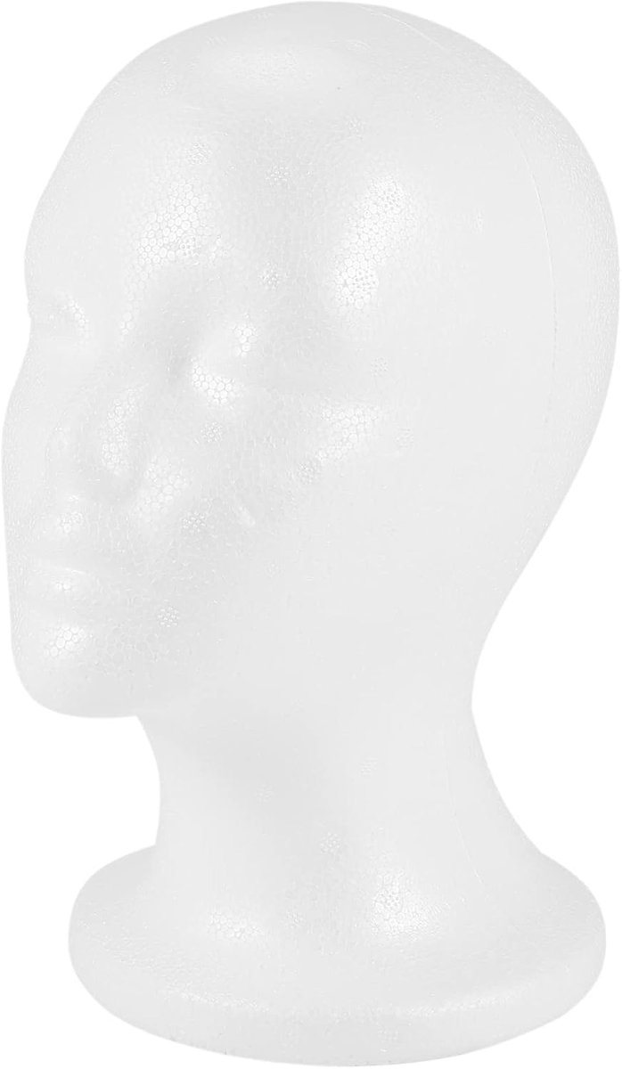 Schuim etalagepop hoofd model hoed pruik display standaard
