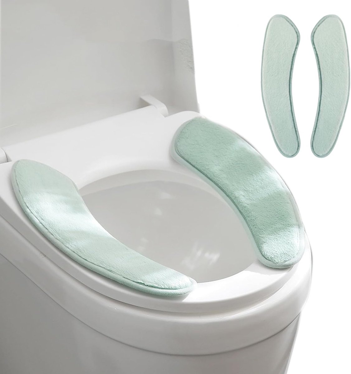 Toiletzitkussen - WC brilhoes - Comfort Verhogend - Veilige hechting - Universele pasvorm - Groen