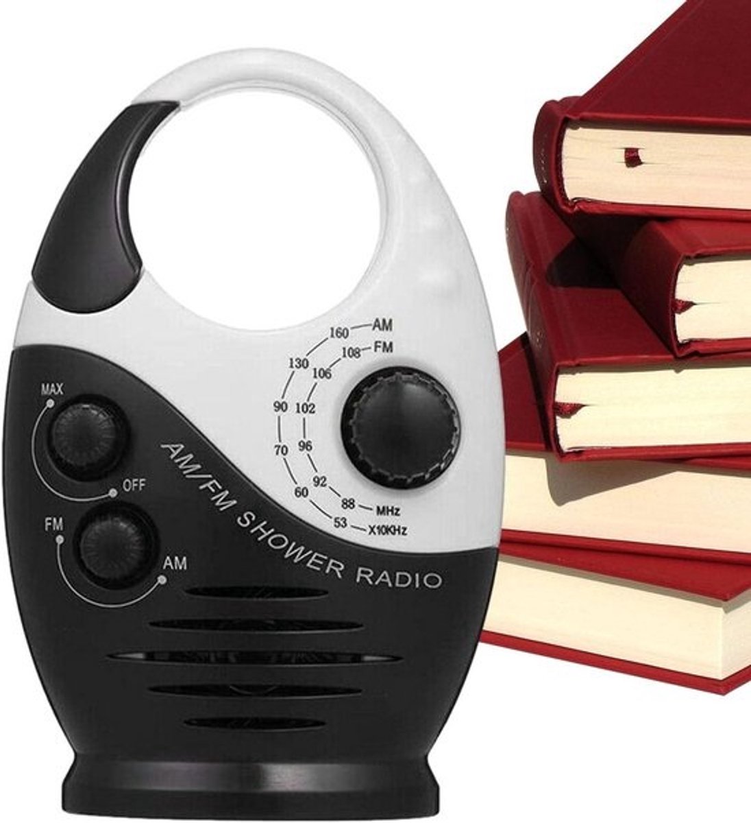 Draagbare Waterdichte Radio met AM/FM - Ideaal voor Douche en Buitenactiviteiten