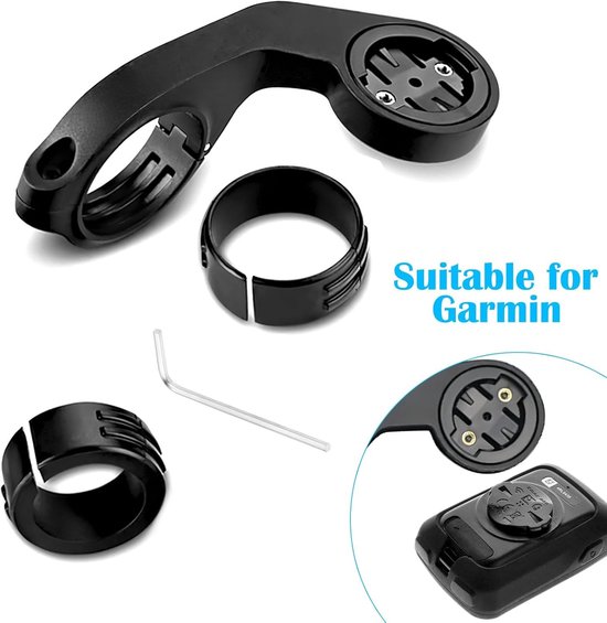 Fietssteun voor Garmin Edge 530, 540, 520, 510, 500, 200, 130, 20, 25, 800, 810, 820, 830, 1000, 1040, 1030 Plus en 910XT - Set van 2, ideaal voor fietsaccessoires en navigatie. — afbeelding 2