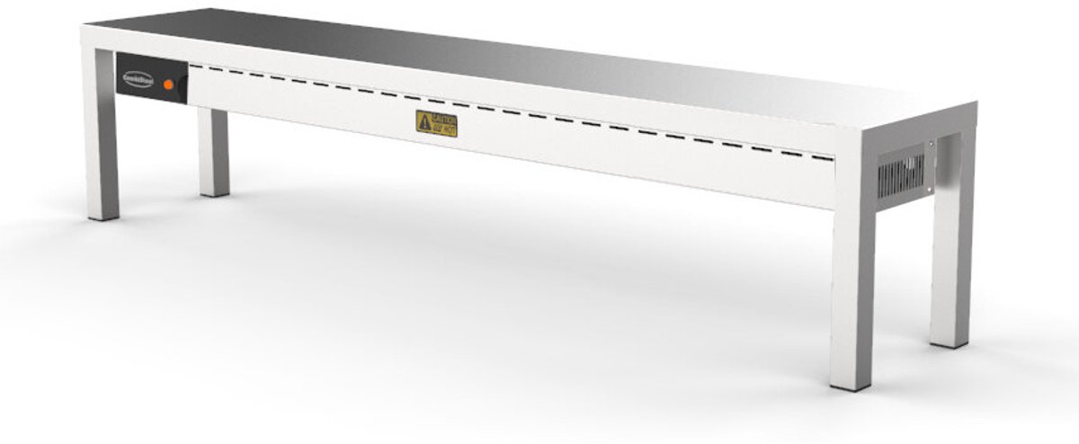 CombiSteel Etagère , Keramisch Verwarmd, Enkel, 2000mm - 7333.0510 - Horeca & Professioneel