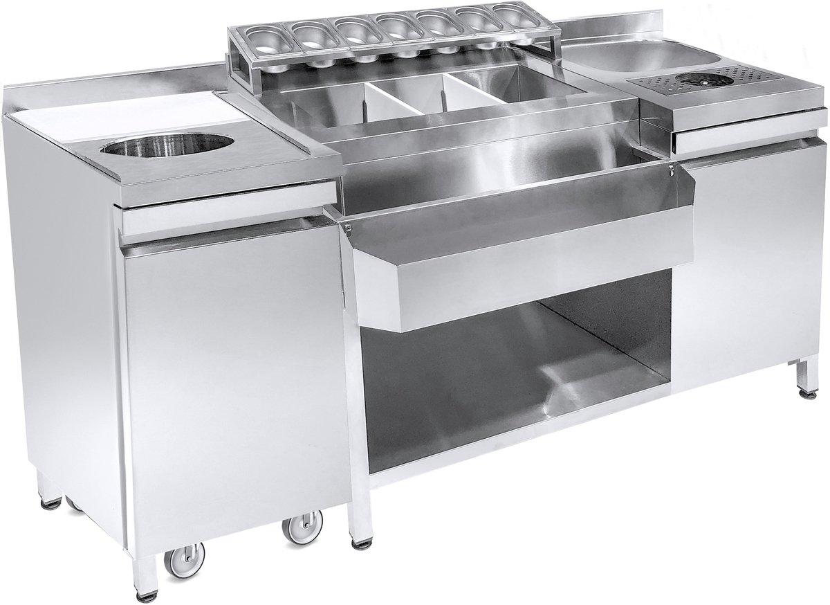 Combisteel COCKTAIL BAR STATION 1790 - 7083.0040 - Horeca & Professioneel