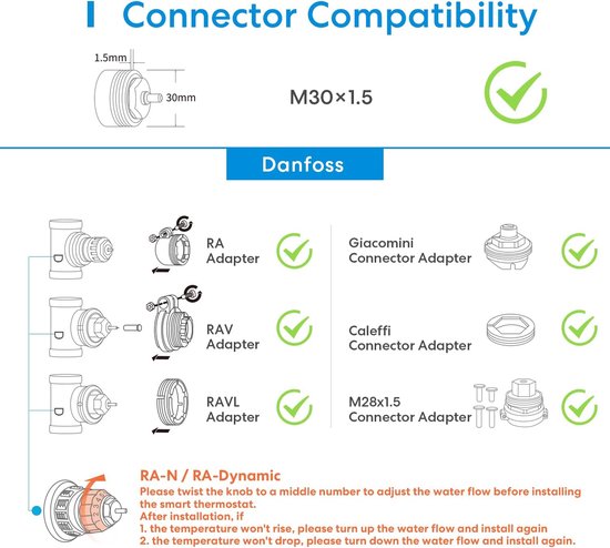 Meross - Smart Thermostat Valve Starter Kit - Apple HomeKit van Meross — afbeelding 2