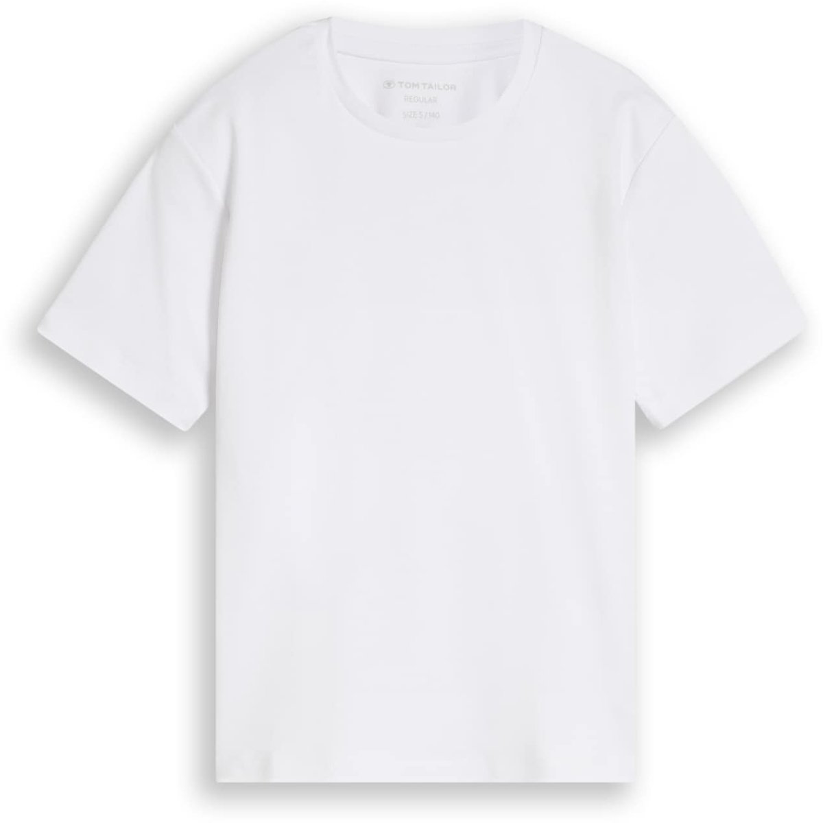 Tom Tailor - Basic T-shirt - Maat 152 - White