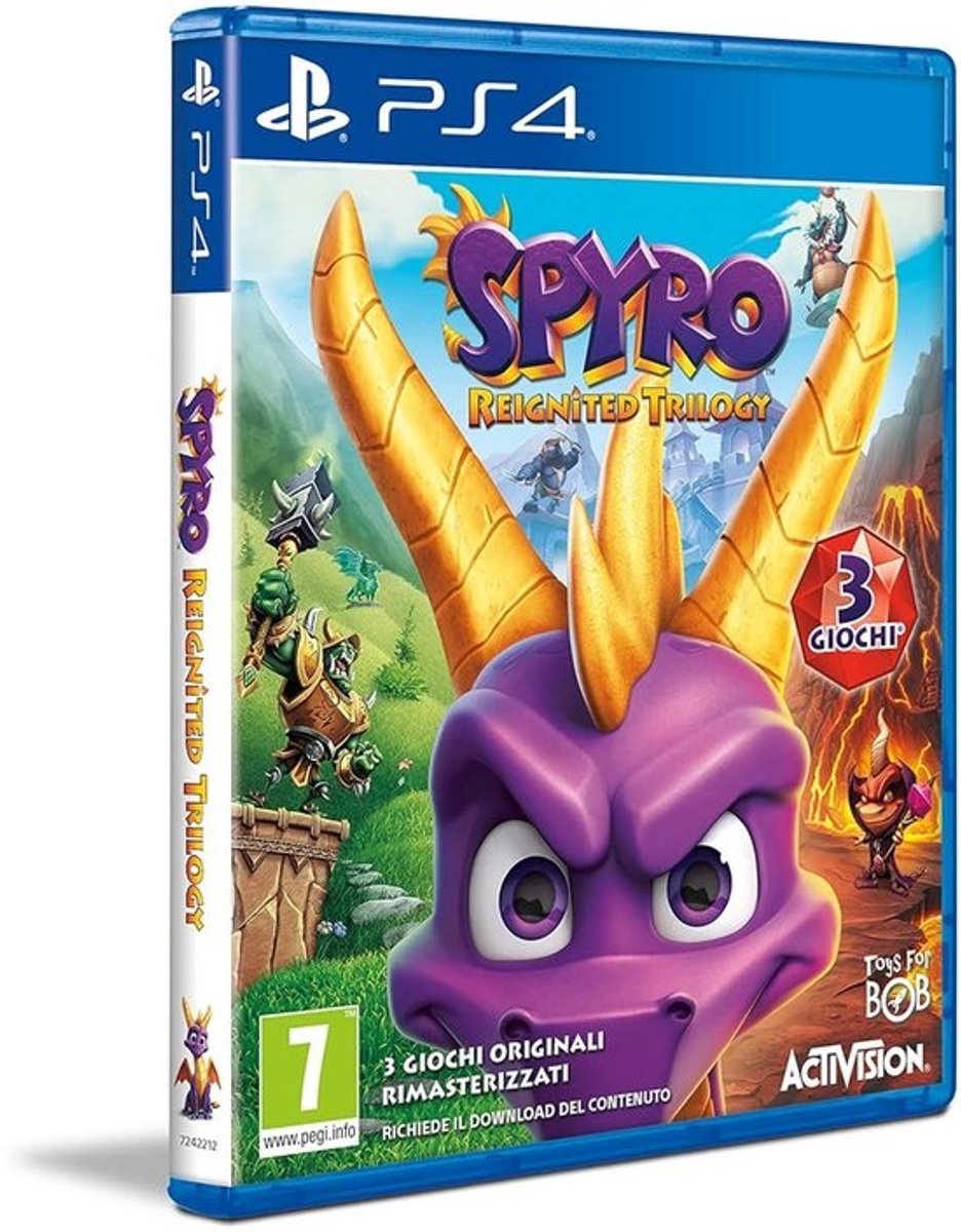 Spyro Reignited Trilogy Game voor PlayStation 4 - Klassieke Platform Game Remastered