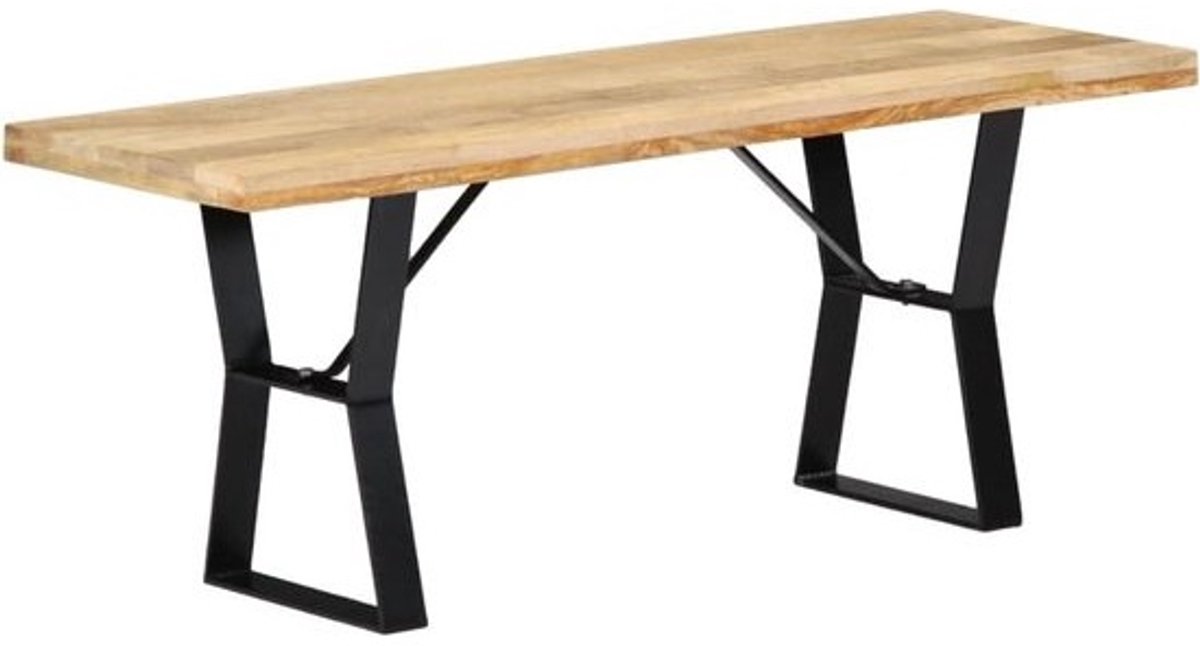Massief Houten Bank voor Hal, Gang of Eetkamer - Industrieel Design
