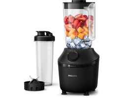 Philips 3000 Series - Blender met Drinkbeker - 1.9 Liter - Zwart - Smoothie Blender - Smoothie Maker