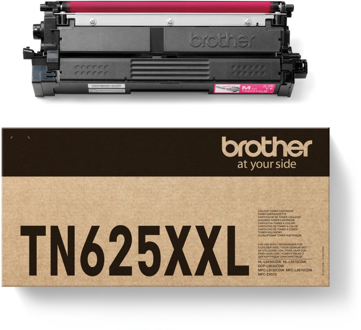 Brother TN-625XXLM tonercartridge 1 stuk(s) Origineel Magenta