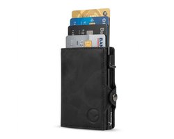 VEXON Ultra Slim -Wallet pro - Premium Wallet Slim - Creditcardholder - Pasjeshouder Zwart - 7 Pasjes + Briefgeld - RFID Creditcardhouder - Pasjeshouder Mannen & Vrouwen - Pasjeshouder Uitschuifbaar - Kaarthouder - Kaarthouder Pasjes - Zwart