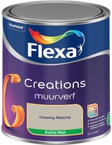 Blik Flexa Creations muurverf in de kleur Creamy Matcha, extra mat.