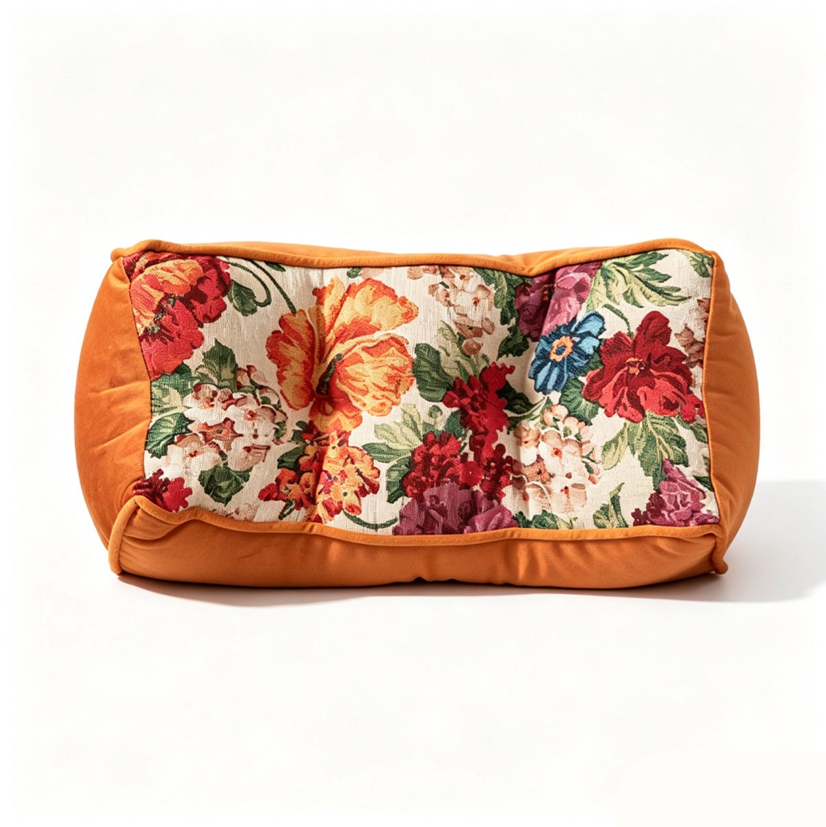 Sierkussen - Rugkussen - Lendekussen - Kantoor - Auto - Woonkamer Decoratie - Luxe kussens voor woonkamer & bank - Inclusief binnenkussen - Niet-afneembaar - 38x18x13CM - Oranjegeel