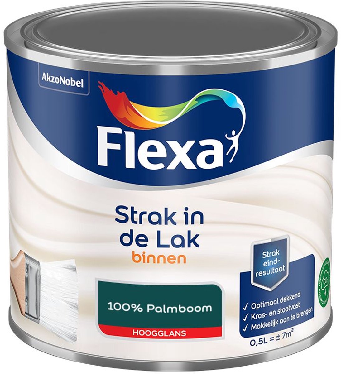Flexa - Strak In De Lak Binnenlak Hoogglans - 100% Palmboom - Mengverf - 500 Ml