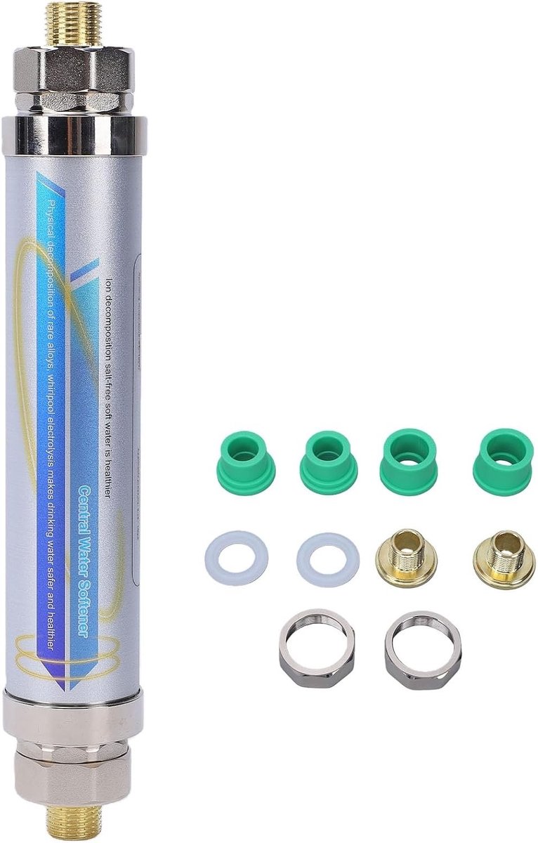Waterontharders voor Huishoudelijk Gebruik, Kalkverwijderaar voor Douche, Vaatwasser en Zonneboiler (1/2 inch)