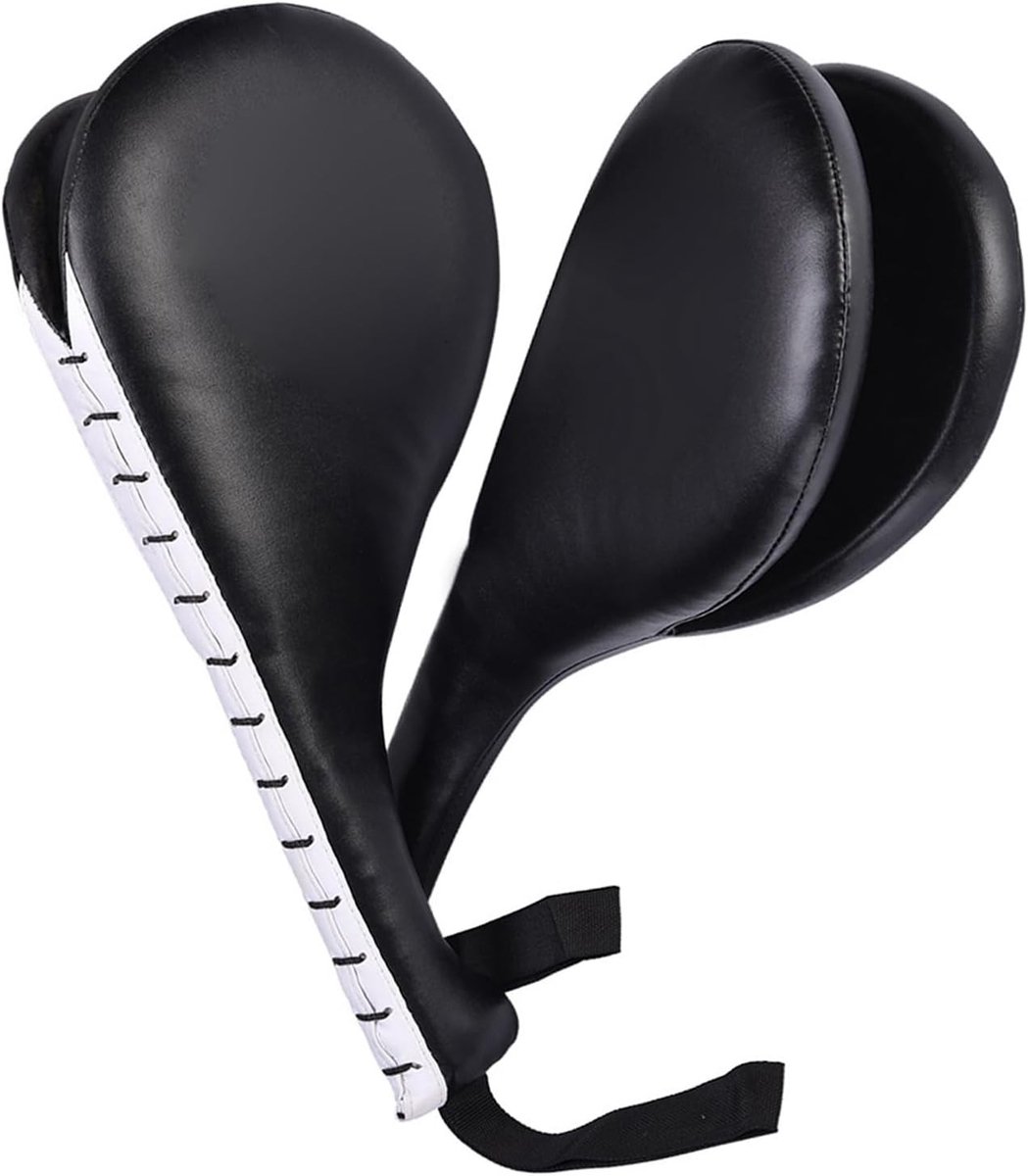 2-delige Trainingsset voor Taekwondo en Kickboksen - Doelgerichte Schijf Pads voor Kinderen, 19 cm x 34,5 cm, Perfect voor Verbetering van Techniek en Precisie