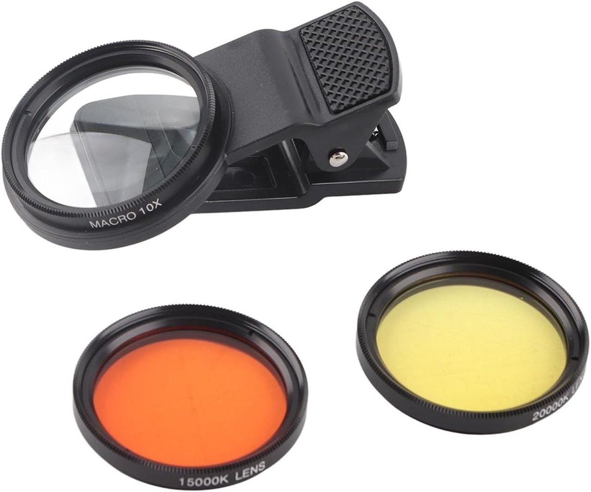 Koraalcilinderfotografielens met macrofilter voor zeewateraquarium en onderwaterfotografie, ideaal voor aquaristen