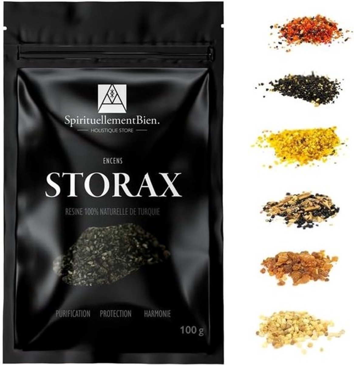 Pure Storax Hars Korrels 100g – Natuurlijke Wierook voor Huiszuivering en Harmonie