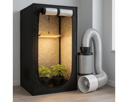 Complete Kweekdoos met 150W LED voor Binnenkweek 80x80x160 cm