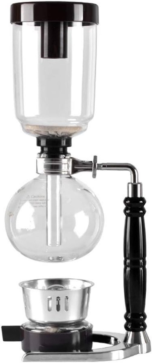 Handheld Koffiezetapparaat van Hittebestendig Glas met Filter voor Thuisgebruik - Vacuüm Koffie Maker voor Perfecte Koffie en Aroma
