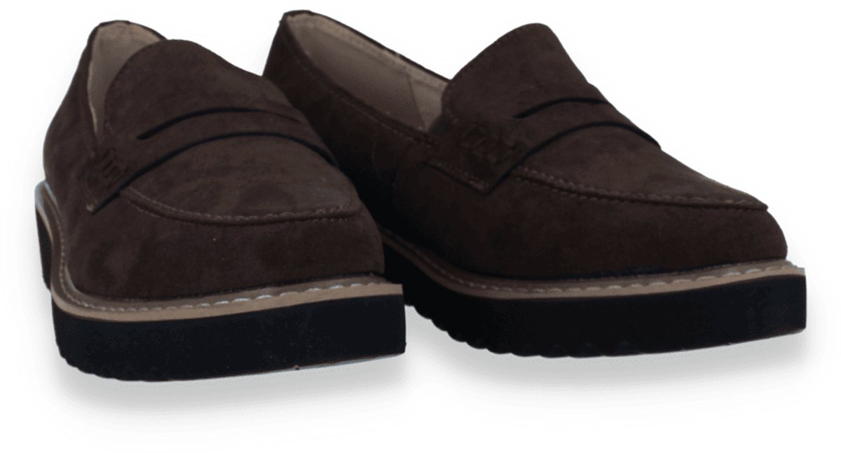 Mode-mania Dames Mocassin | Bruin | Maat: 38