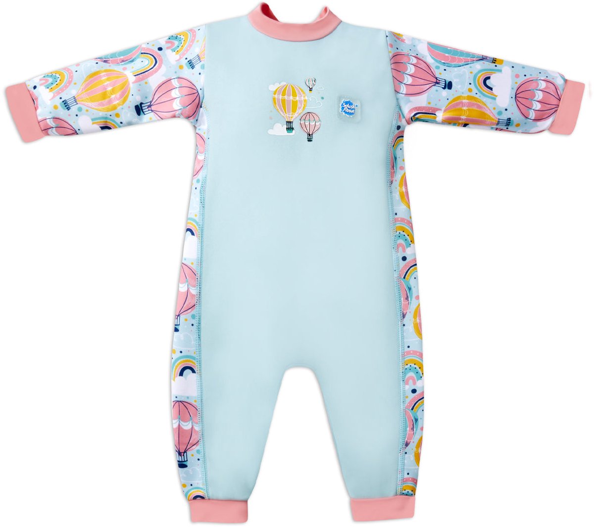 Splash About Warm in One Thermisch Baby Wetsuit – Fleece Gevoerd Zwempak, Up & Away, 12-24 maanden